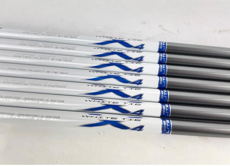 Matrix Ozik White Tie Iron Shaft Set (7) X4 Lite Senior Graphite 42”/0.370/13840